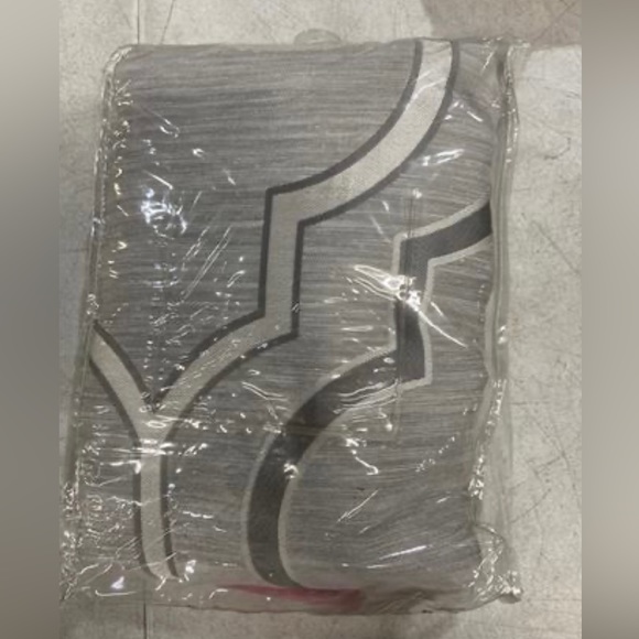 Softline Trenton Grommet Top Curtain Panel Pair 55x96 Color: Platinum - Picture 3 of 5